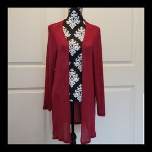 Divided lightweight cardigan